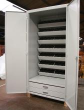 Hinged door cabinets